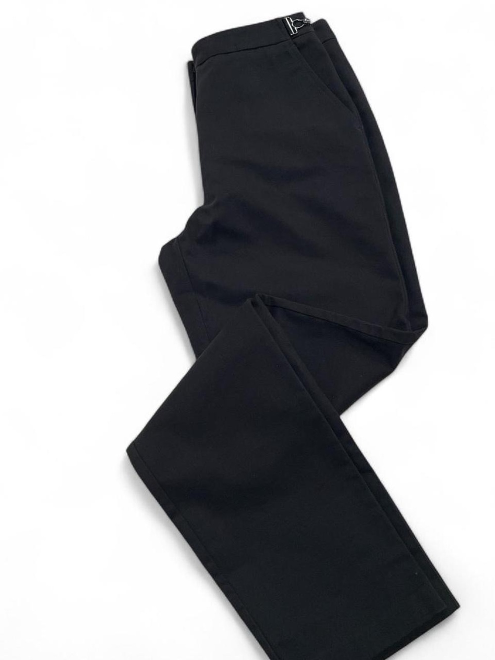 NWT Emporio Armani High-Waisted Trousers – SS23 Silver Hardware - Picture 3 of 6
